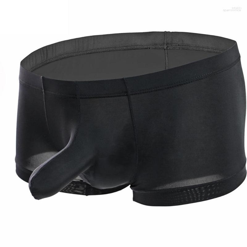 Underpants Mens Boxers Ice Silk Underwear 3D Crotch Boxer Elephant Nose Shorts Pouch Swimwear Trunks Lingerie Thin Men's Swim, White
Underpants Mens Boxers Ice Silk Underwear 3D Crotch Boxer Elephant Nose Shorts Pouch Swimwear Trunks Lingerie Thin Men's Swim, White