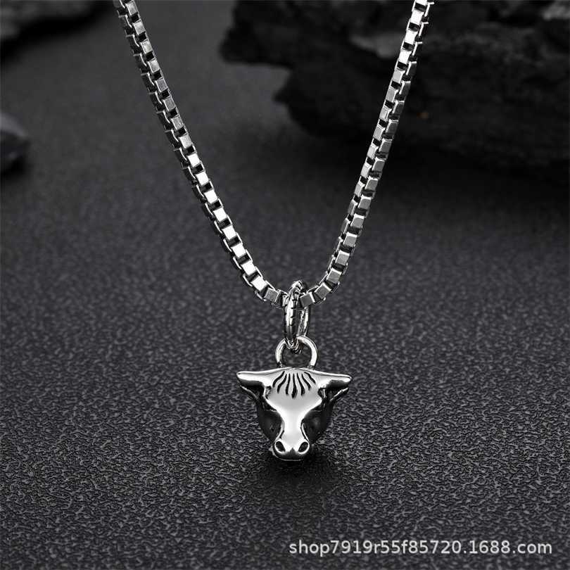 2023 Gujia s925 sterling silver Wang Yibo's same tauren ins niche fashion versatile necklace, White
2023 Gujia s925 sterling silver Wang Yibo's same tauren ins niche fashion versatile necklace, White