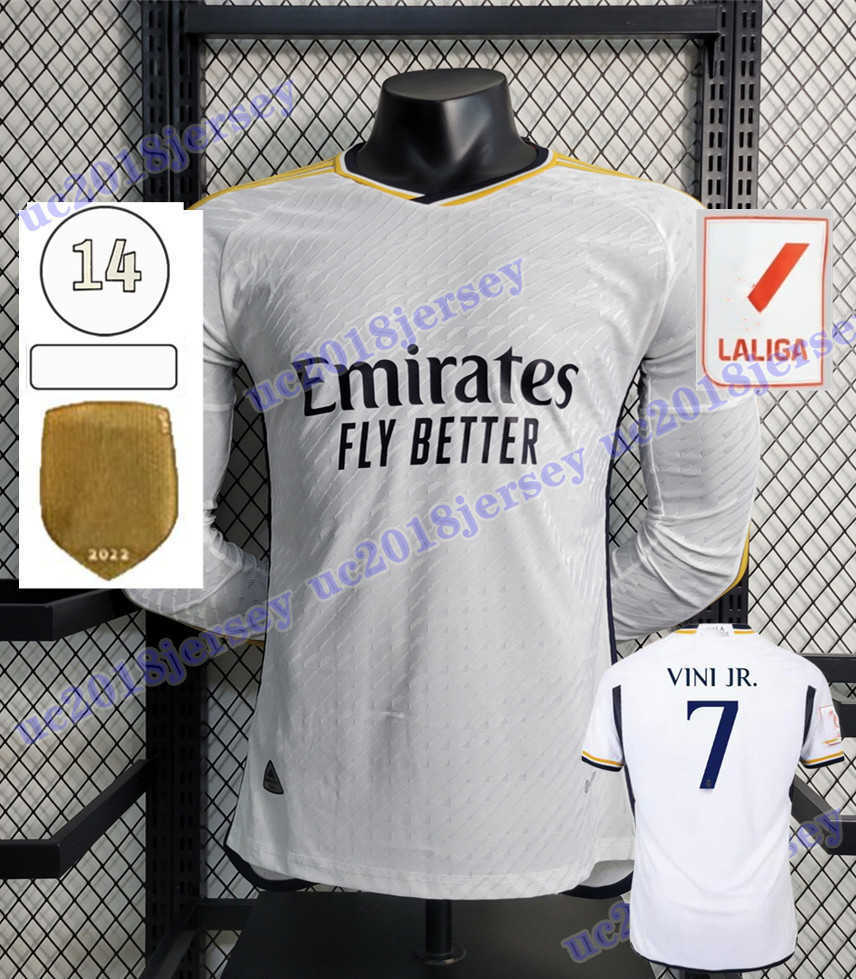 4XL Long sleeved Player version 2023 BENZEMA Finals soccer jerseys 23 24 CAMAVINGA ALABA MODRIC VALVERDE Fourth camiseta men 2024uniforms MAdriDs football shirt, Black
4XL Long sleeved Player version 2023 BENZEMA Finals soccer jerseys 23 24 CAMAVINGA ALABA MODRIC VALVERDE Fourth camiseta men 2024uniforms MAdriDs football shirt, Black