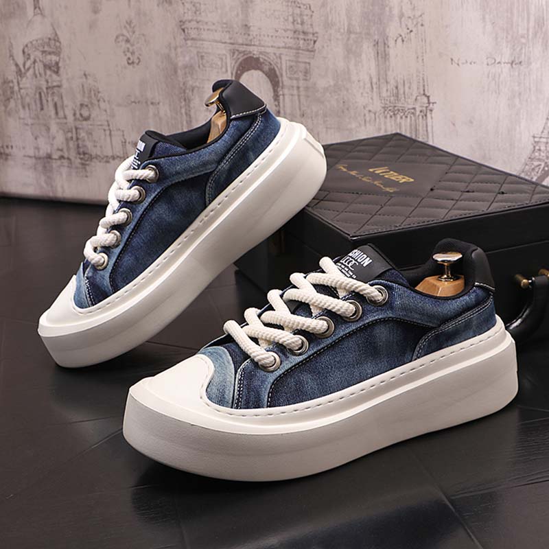 European Male sneakers man dress shoes ball peen thick bottom casual latest fashion designer shoes Footwear
European Male sneakers man dress shoes ball peen thick bottom casual latest fashion designer shoes Footwear
