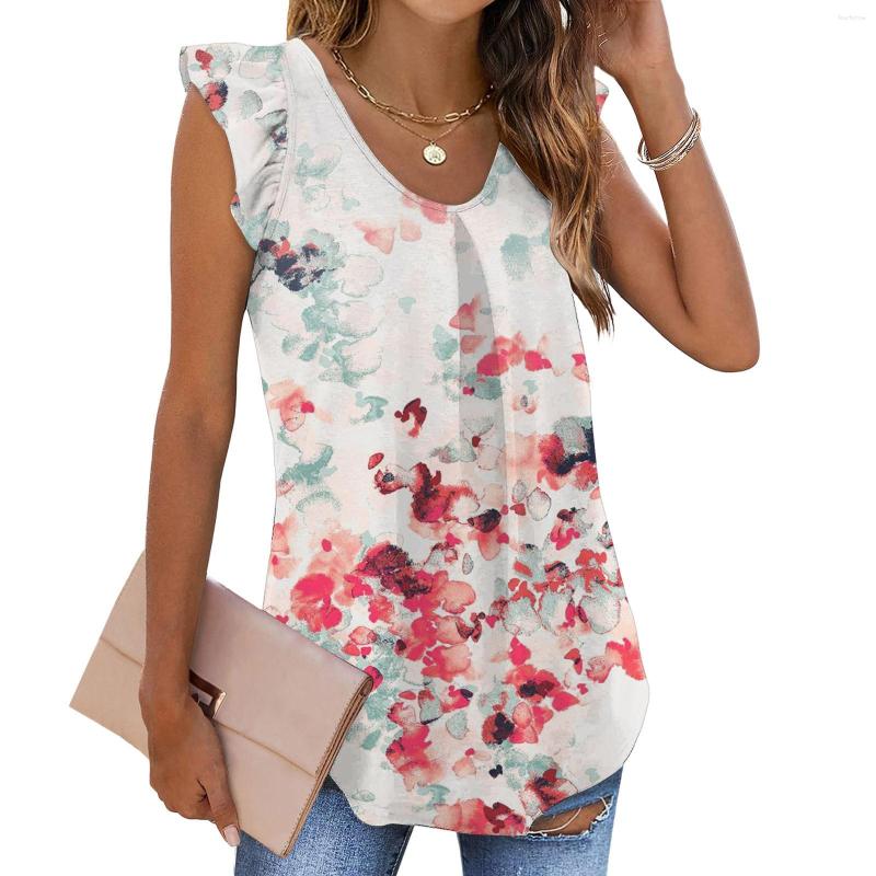 Women's Tanks Womens Tank Tops Loose Fit Summer Ruffled Sleeveless Shirts Pleated, Purple
Women's Tanks Womens Tank Tops Loose Fit Summer Ruffled Sleeveless Shirts Pleated, Purple