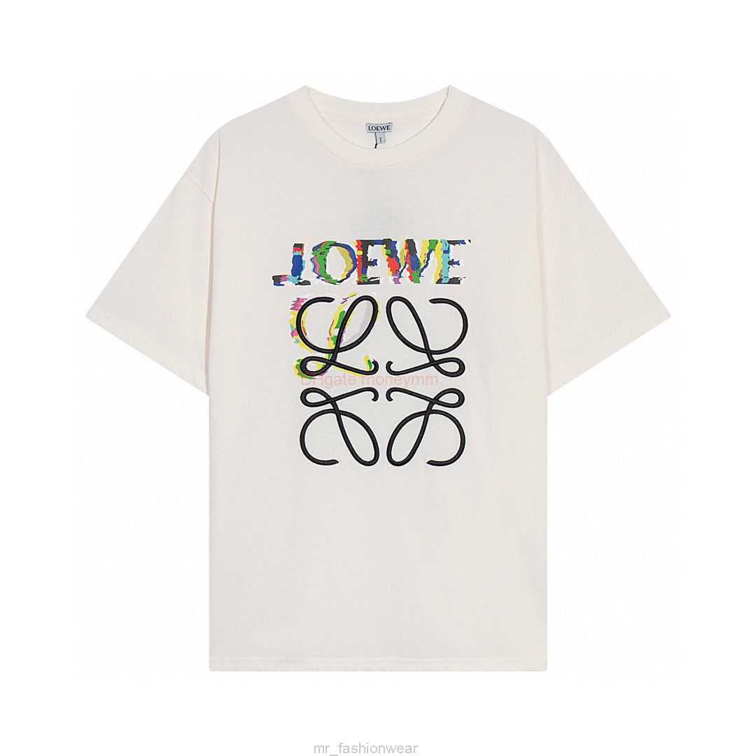 Designer Fashion Clothing Tees Tshirts Loewe Correct Version of Trendy Brand Pure Cotton 100 Summer New Color Graffiti Round Neck Men and Womens Couple Short Sleeved, White
Designer Fashion Clothing Tees Tshirts Loewe Correct Version of Trendy Brand Pure Cotton 100 Summer New Color Graffiti Round Neck Men and Womens Couple Short Sleeved, White