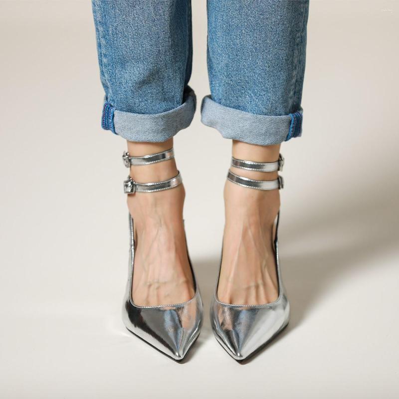 Dress Shoes Spring Autumn Elegant Slingback Sandals French StyleSexy Heel Summer Thin For Women Silver Buckle Pumps, Beige
Dress Shoes Spring Autumn Elegant Slingback Sandals French StyleSexy Heel Summer Thin For Women Silver Buckle Pumps, Beige