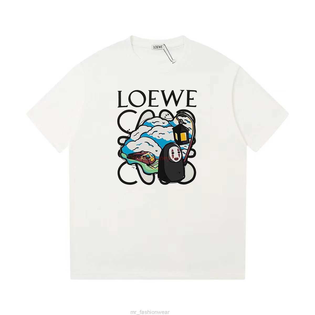 Designer Fashion Clothing Tees Tshirts Loewe Tshirt 23 New Qianyou Qianxun Series Faceless Mens Printed Cotton Short Sleeve Tshirt Versatile for Men and Women, White
Designer Fashion Clothing Tees Tshirts Loewe Tshirt 23 New Qianyou Qianxun Series Faceless Mens Printed Cotton Short Sleeve Tshirt Versatile for Men and Women, White