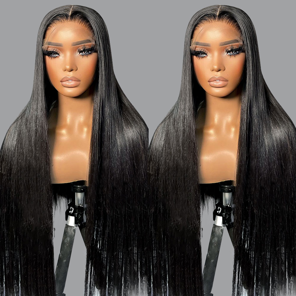 Wear Go Glueless Wig Straight 5x5 HD Lace Closure Glueless Wig Human Hair Pre Cut Preplucked 13x4 Lace Frontal Wig, Natural color
Wear Go Glueless Wig Straight 5x5 HD Lace Closure Glueless Wig Human Hair Pre Cut Preplucked 13x4 Lace Frontal Wig, Natural color