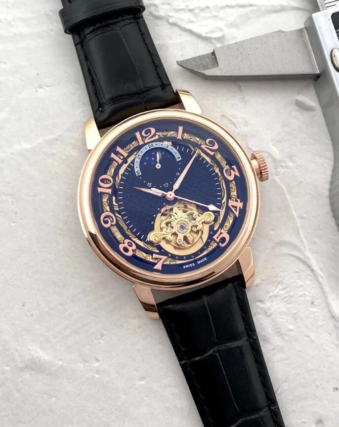 2023 Mens Patekity Watches Fashion Automatic Mechanical Watch Men Leather Strap Moon phase Tourbillon Sport Clock Relogio Masculino wristwatches DJI647
2023 Mens Patekity Watches Fashion Automatic Mechanical Watch Men Leather Strap Moon phase Tourbillon Sport Clock Relogio Masculino wristwatches DJI647