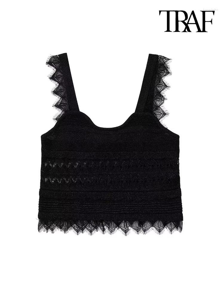 Women' Tanks Women Fashion With Lace Metallic Thread Knit Tank Tops Vintage Sleeveless Straps Female Camis Mujer, Picture shown
Women' Tanks Women Fashion With Lace Metallic Thread Knit Tank Tops Vintage Sleeveless Straps Female Camis Mujer, Picture shown