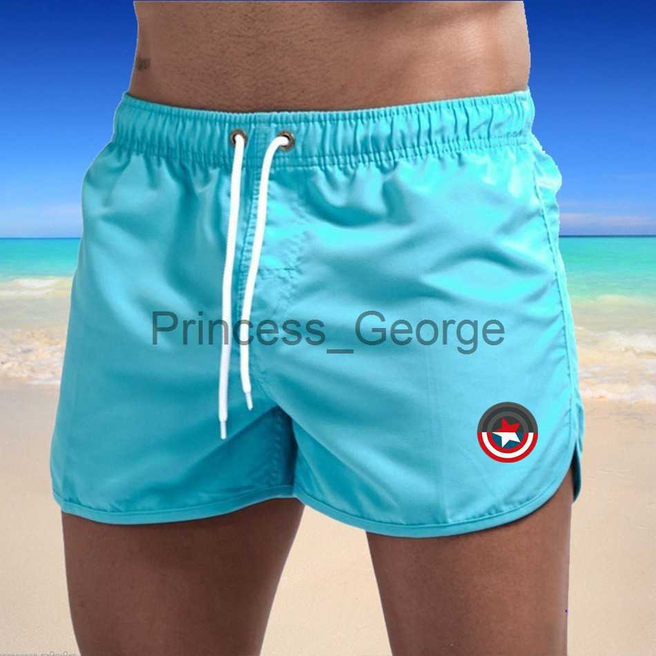 Men's Swimwear 2023 Summer Swimwear Men Swimsuit Swimming Trunks Boxer Short Beach Shorts Surf Board Wear sunga Suit Surf Banadores mayo sun