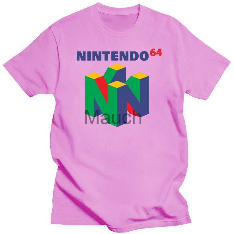 Men's T-Shirts Nintendo N64 Apparel TShirt L Bla Casual Plus Size TShirts Hip Hop Style Tops Tee S2Xl Fashion T Shirt Brand J230625