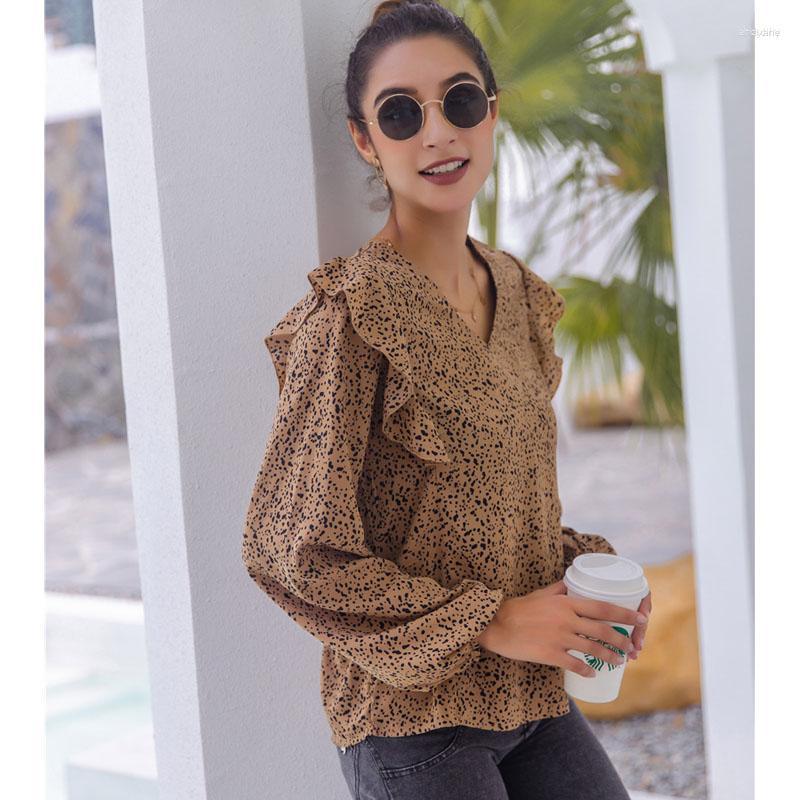 Women' Blouses Women' Womens Casual Tops Ruffle V Neck Leopard Comfort Tunic Loose Fitting Long Sleeves Shirts Top Polyester Plus, Auburn
Women' Blouses Women' Womens Casual Tops Ruffle V Neck Leopard Comfort Tunic Loose Fitting Long Sleeves Shirts Top Polyester Plus, Auburn