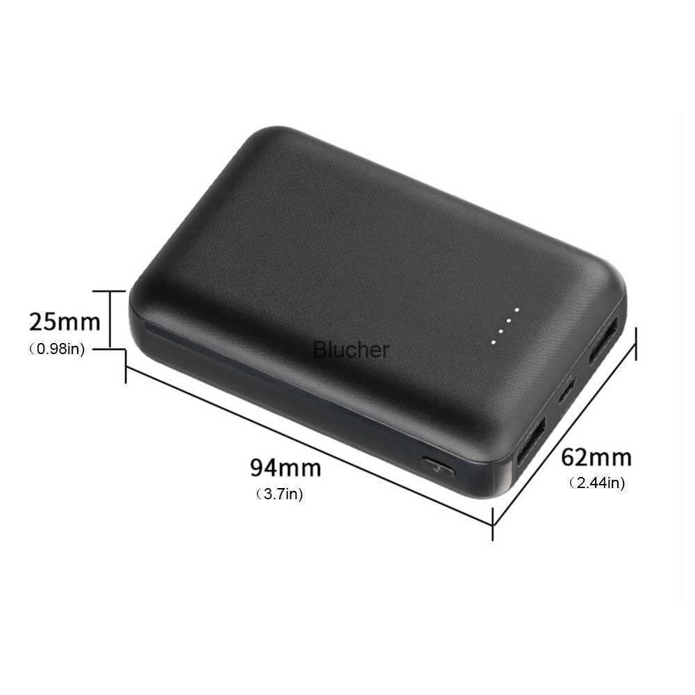 Cell Phone Power Banks Power Bank 10000mAh Portable Charging Mobile Phone External Battery 5V 2A Fast Heating Vest Jacket Electric Heating Equipment C