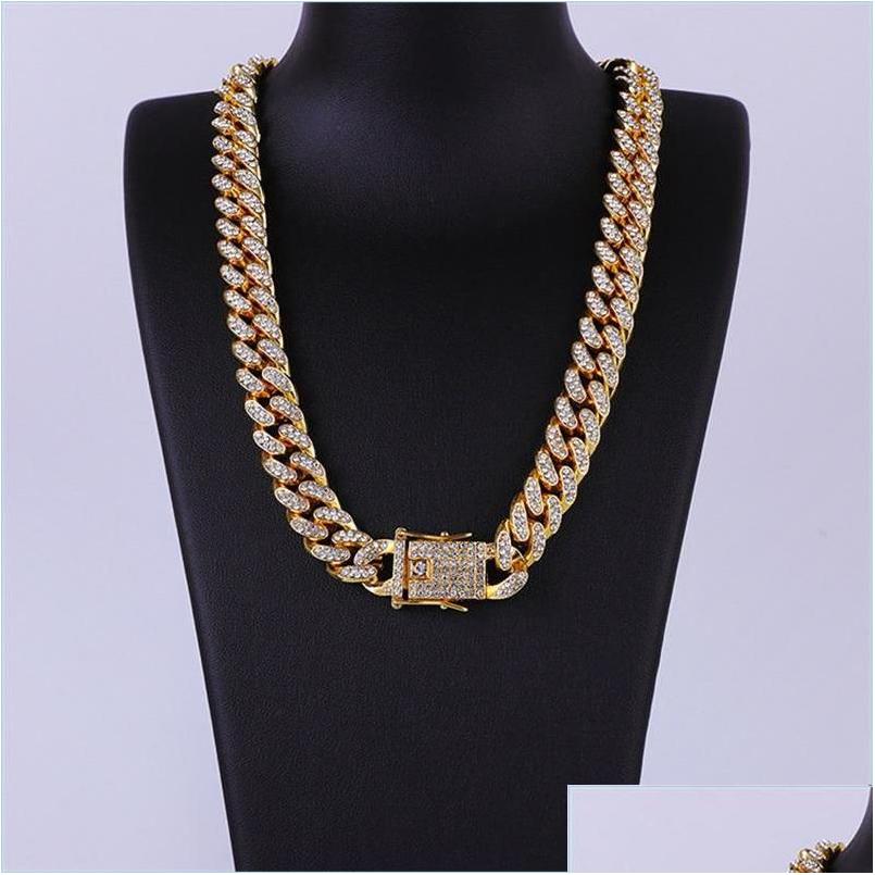 Chains Mens 18K Gold Tone 316L Stainless Steel Cuban Necklace Curb Link Chain With Diamonds Clasp Lock 8Mm/10Mm/12Mm/14Mm/16M Drop D Dhsxj
Chains Mens 18K Gold Tone 316L Stainless Steel Cuban Necklace Curb Link Chain With Diamonds Clasp Lock 8Mm/10Mm/12Mm/14Mm/16M Drop D Dhsxj
