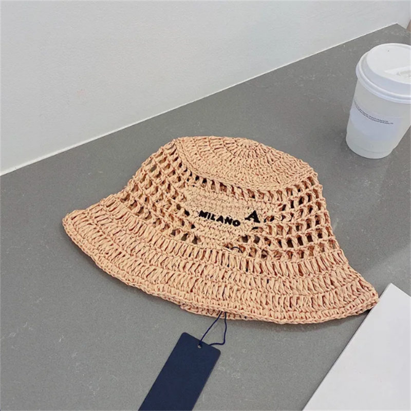 Luxury Designer Bucket Hat Women Men Summer Straw Hat Handmade With Embroidered Letters Suitable For Summer Beach Travel Hats, Blue
Luxury Designer Bucket Hat Women Men Summer Straw Hat Handmade With Embroidered Letters Suitable For Summer Beach Travel Hats, Blue