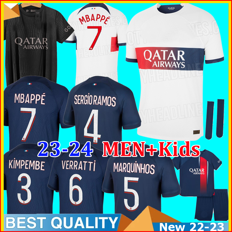 23 24 MBAPPE SERGIO RAMOS soccer jerseys Home Away HAKIMI Maillots 2023 2024 MARQUINHOS VERRATTI PSGS football shirt men kids kit uniforms maillot de foot equipment, Kids 23 24 goalkeeper
23 24 MBAPPE SERGIO RAMOS soccer jerseys Home Away HAKIMI Maillots 2023 2024 MARQUINHOS VERRATTI PSGS football shirt men kids kit uniforms maillot de foot equipment, Kids 23 24 goalkeeper