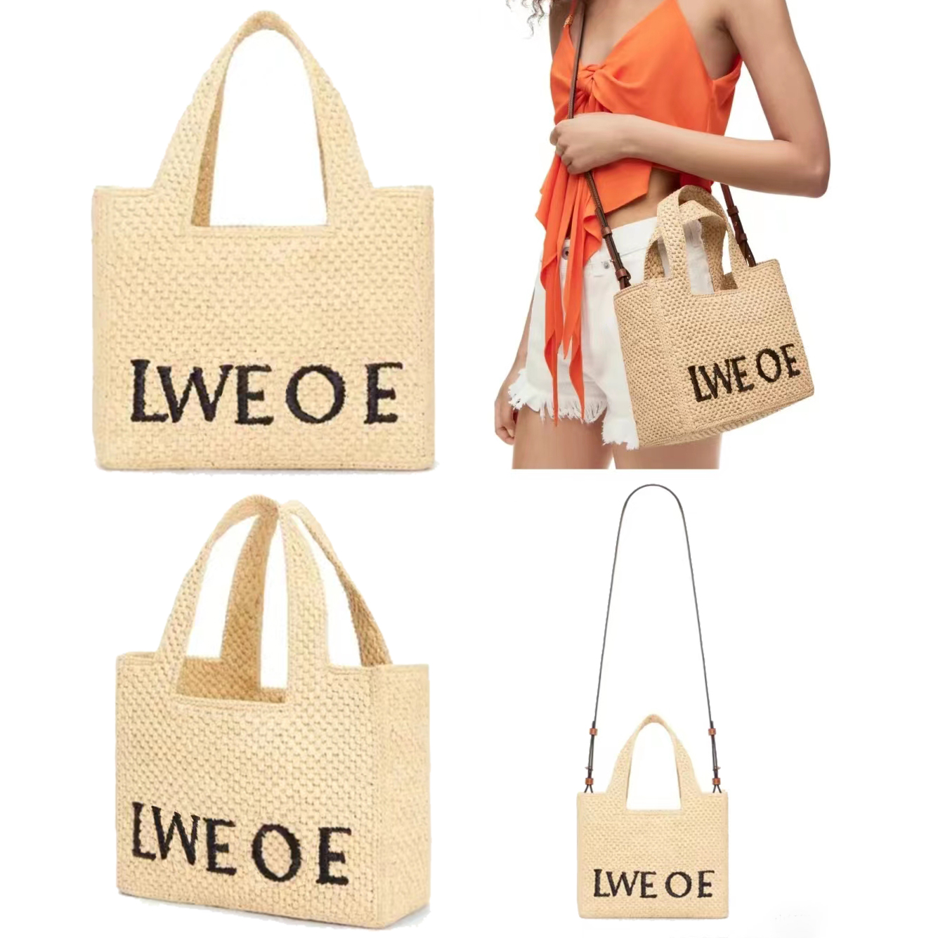 fashion 2size designer Raffias Clutch Bag Womens luxurys handbag luggage shop bags mens Straw Font tote Messenger bag weave Shoulder Cross body weekend Beach bags, Khaki
fashion 2size designer Raffias Clutch Bag Womens luxurys handbag luggage shop bags mens Straw Font tote Messenger bag weave Shoulder Cross body weekend Beach bags, Khaki