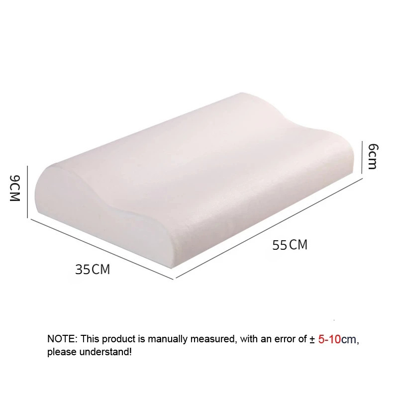Pillow 55x35 Thailand Pure Natural Latex Remedial Neck Protect Vertebrae Health Care Orthopedic Slow Rebound 230626