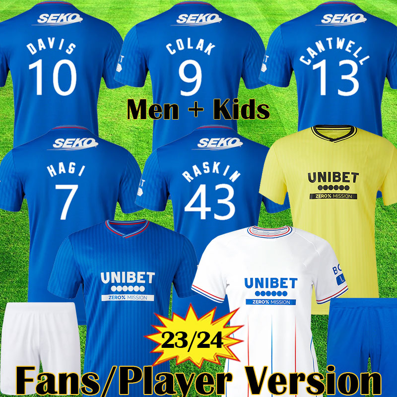 23 24 Rangers Glasgow Soccer Jerseys 2023 2024 away home TEE CHAMPIONS Legendary version DEFOE BARKER MORELOS Football Shirts Men kids equipment kit set uniforms
23 24 Rangers Glasgow Soccer Jerseys 2023 2024 away home TEE CHAMPIONS Legendary version DEFOE BARKER MORELOS Football Shirts Men kids equipment kit set uniforms