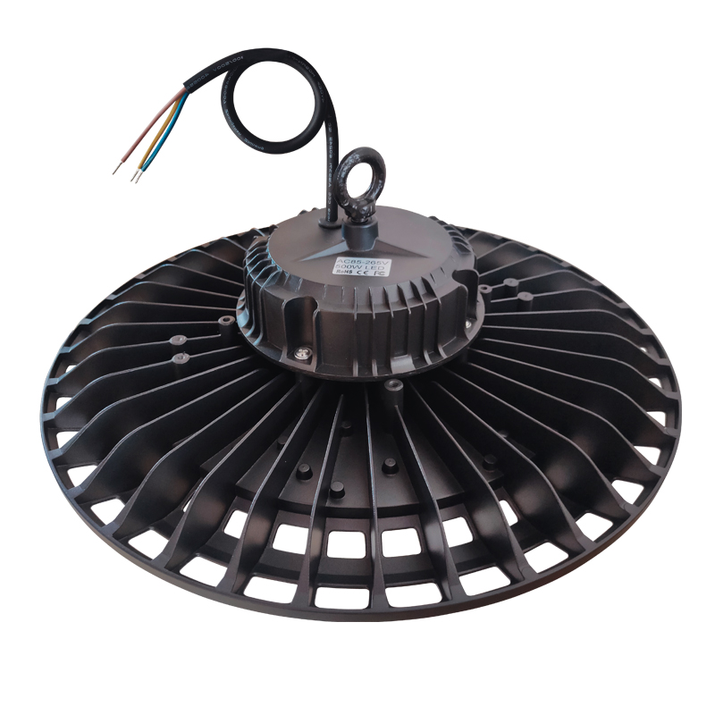 500W UFO LED High Bay Light lamp Factory Warehouse Industrial Lighting 60000 Lumen 6000-6500K IP65 Warehouse LED Lights for Garage Factory Workshop Gy