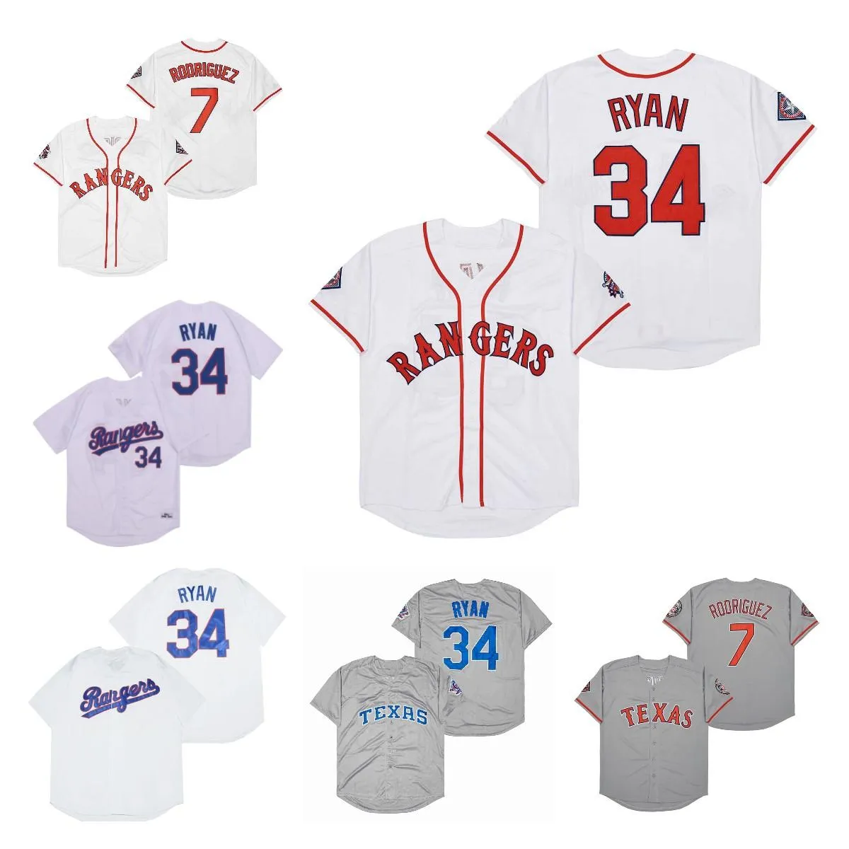 baseball 34 Nolan Ryan Baseball Jerseys Rangers Alex Rodriguez Vintage Home Away Grey White Button Stitched Jersey, White 34
baseball 34 Nolan Ryan Baseball Jerseys Rangers Alex Rodriguez Vintage Home Away Grey White Button Stitched Jersey, White 34
