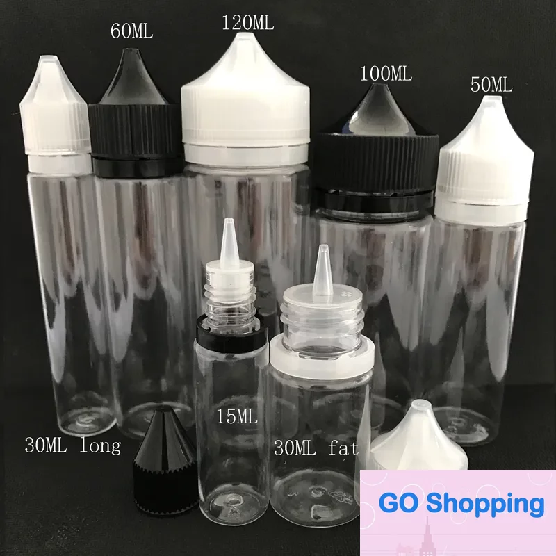Classic Chubby Gorilla Bottle Pen PET Unicorn Plastic Bottles 10ml 15ml 30ml 50ml 60ml 100ml 120ml With CRC Tamper Evident Caps Vape Juice.
Classic Chubby Gorilla Bottle Pen PET Unicorn Plastic Bottles 10ml 15ml 30ml 50ml 60ml 100ml 120ml With CRC Tamper Evident Caps Vape Juice.