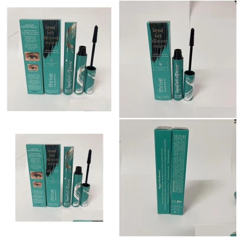 Mascara Thrive Causemetics 10.7G Liquid Lash Extensions Length Thick Waterproof Eye Makeup Mascaras Black 0.38Oz Fast Ship 
Mascara Thrive Causemetics 10.7G Liquid Lash Extensions Length Thick Waterproof Eye Makeup Mascaras Black 0.38Oz Fast Ship