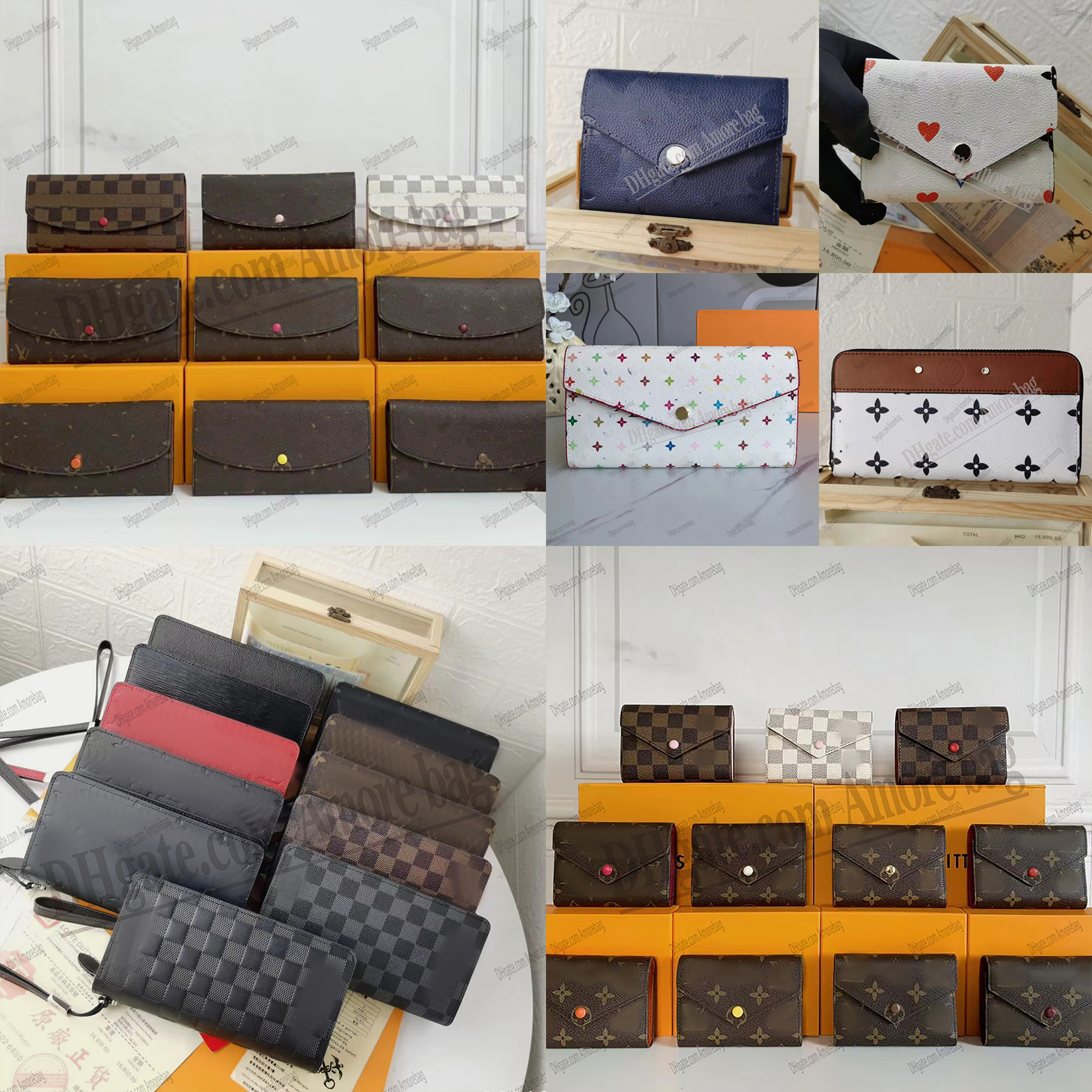Designer Bag Folding Wallet Old Flower Print Wallet Flowers The Most Fashionable Way to Carry Flowers Money Card Coins Men's and Women's houder Leather Wallet with box
Designer Bag Folding Wallet Old Flower Print Wallet Flowers The Most Fashionable Way to Carry Flowers Money Card Coins Men's and Women's houder Leather Wallet with box