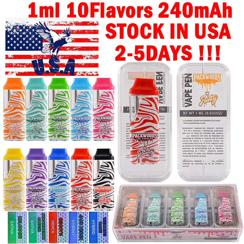 USA Stock 1ml Zebra Packwoods X Runtz Runty Disposable Vape Pen Rechargeable Disposable E Cigarettes Empty Pods For Thick Oil 240mAh Battery 10 Flavors Starter Kits
USA Stock 1ml Zebra Packwoods X Runtz Runty Disposable Vape Pen Rechargeable Disposable E Cigarettes Empty Pods For Thick Oil 240mAh Battery 10 Flavors Starter Kits