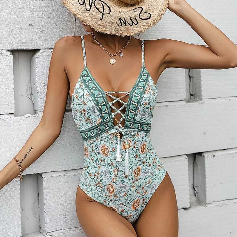 Women's Swimwear 2023 Sexy One Piece Swimsuit Patchwork Swimwear Women Monokini Bodysuit Push Up Swim Suit Patchwork Bathing Suit Beach Wear J230