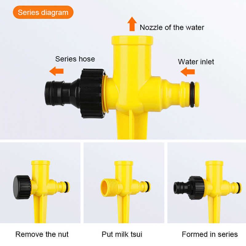Sprinkler Device Adjustable 360 Degree sprinkler Automatic Lawn Irrigation Head Plant Watering System In-ground