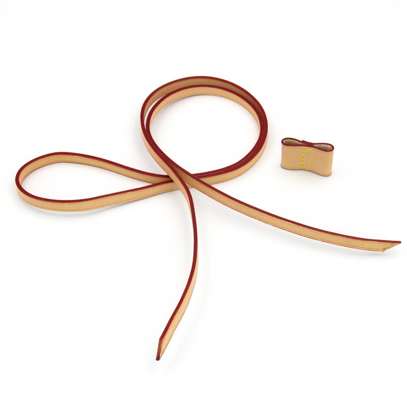 Genuine Vachetta Calfskin Drawstring Strap For Designer Women Ne0n0e Handbag Lady N0e Bucket Bag Parts Replacement Come with Sliding Loop