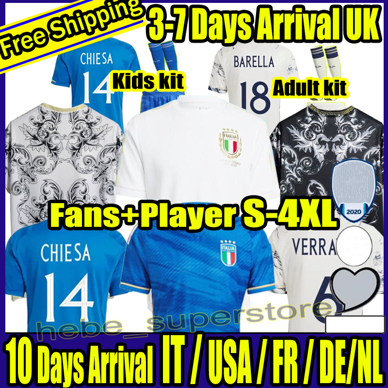 S-4XL 125 thitaly soccer jerseys Italia 23 24 Fans Player version maglie da calcio VERRATTI CHIESA GNONTO football Shirt LORENZO PINAMONTI POLITANO Men kids uniform, Away
S-4XL 125 thitaly soccer jerseys Italia 23 24 Fans Player version maglie da calcio VERRATTI CHIESA GNONTO football Shirt LORENZO PINAMONTI POLITANO Men kids uniform, Away