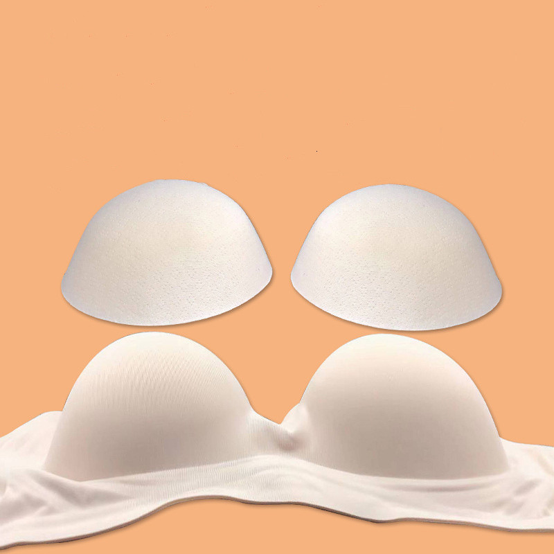 Breast Form 1 Pair Realistic Strap Sponge Breast Forms Fake Boobs Enhancer Bra Padding Inserts For Swimsuits Crossdresser Cosplay 230626