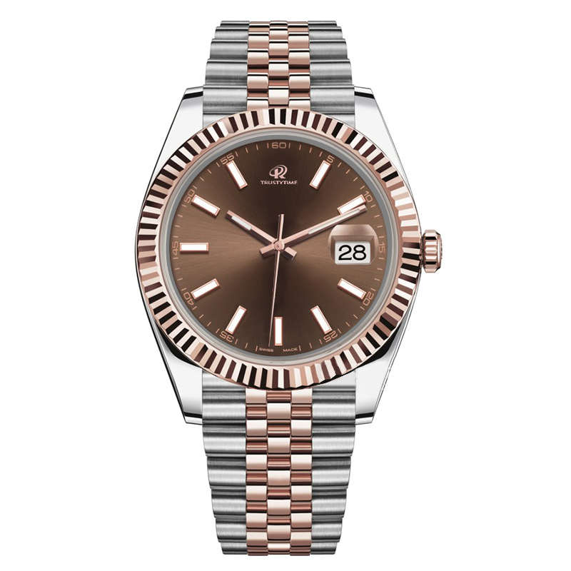 Designer Watch Men's Watch Fashion Men's Watch 2813 Automatic Mechanical Movement Rhodium Wimbledon Stainless Steel Montre De Luxe