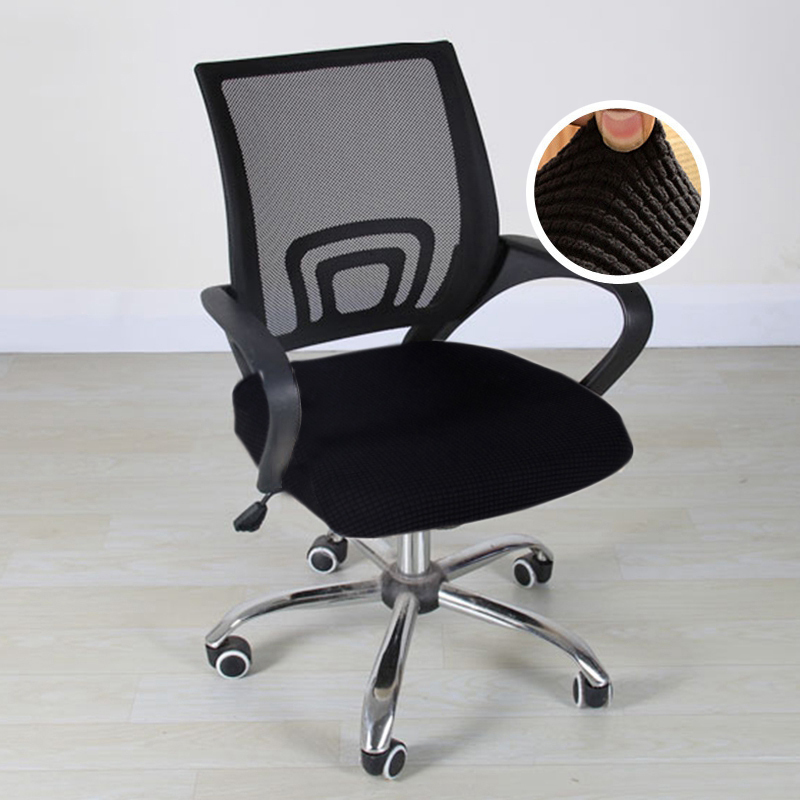 Chair Covers Elastic Office Cover Stretch Computer Gamer Rotating Armchair Seat Protector Fundas Para Sillas Antidust 230626