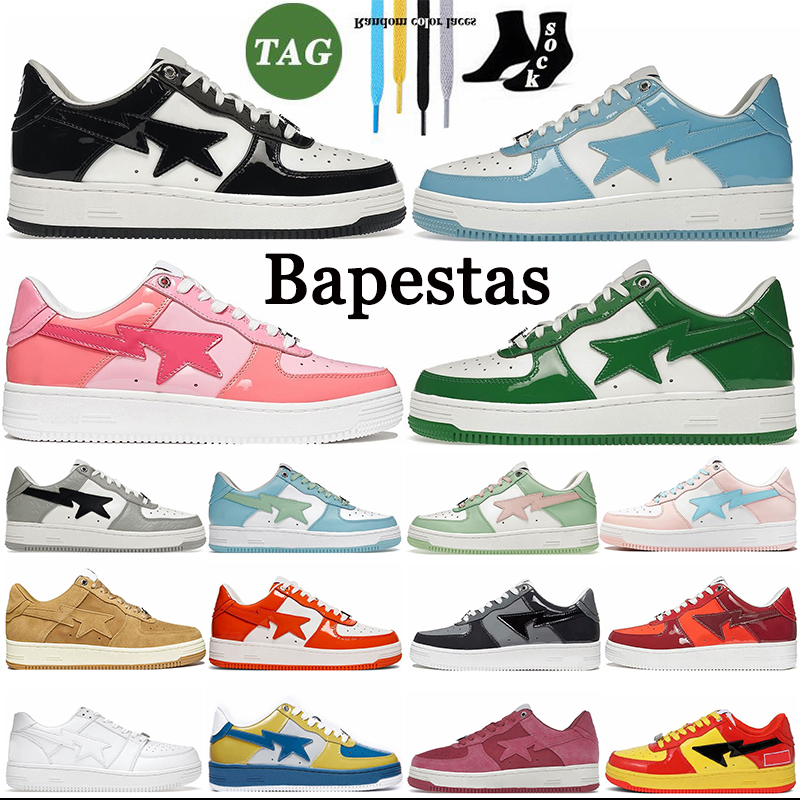 2023 designer shoes with box sneakers bapestas Plate-forme star bapesta shoes luxury mens trainers triple black white green pink beige grey suede women mens sneakers, 32
2023 designer shoes with box sneakers bapestas Plate-forme star bapesta shoes luxury mens trainers triple black white green pink beige grey suede women mens sneakers, 32