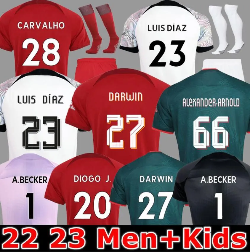 22 23 soccer jerseys 2022 2023 Mohamed FIRMINO Diogo J. A.BECKER Luis DIaz football shirts men kids kits Minamino Alexander Arnold DARWIN CA, 2223
22 23 soccer jerseys 2022 2023 Mohamed FIRMINO Diogo J. A.BECKER Luis DIaz football shirts men kids kits Minamino Alexander Arnold DARWIN CA, 2223