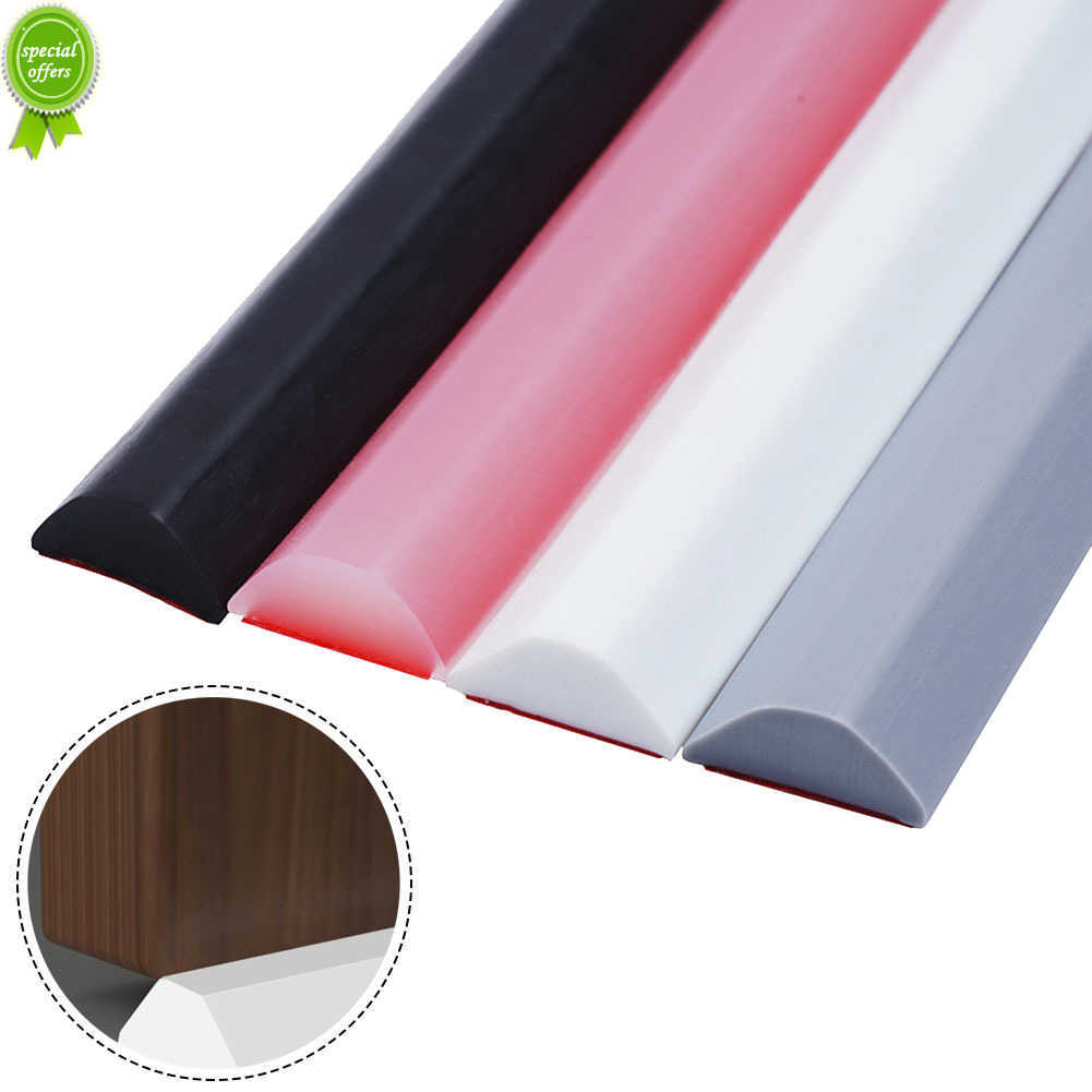 Bathroom Retention Water Barrier Strip Dry Wet Separation Silicone Seal Strip Bendable Barrier Water Stopper 30/50/80/100/200cm