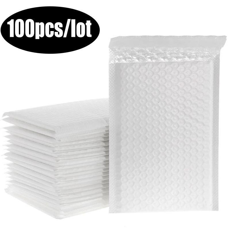 Bags 100PCS/Lot White Foam Envelope Bag Different Specifications Mailers Padded Shipping Envelope With Bubble Mailing Bags
Bags 100PCS/Lot White Foam Envelope Bag Different Specifications Mailers Padded Shipping Envelope With Bubble Mailing Bags