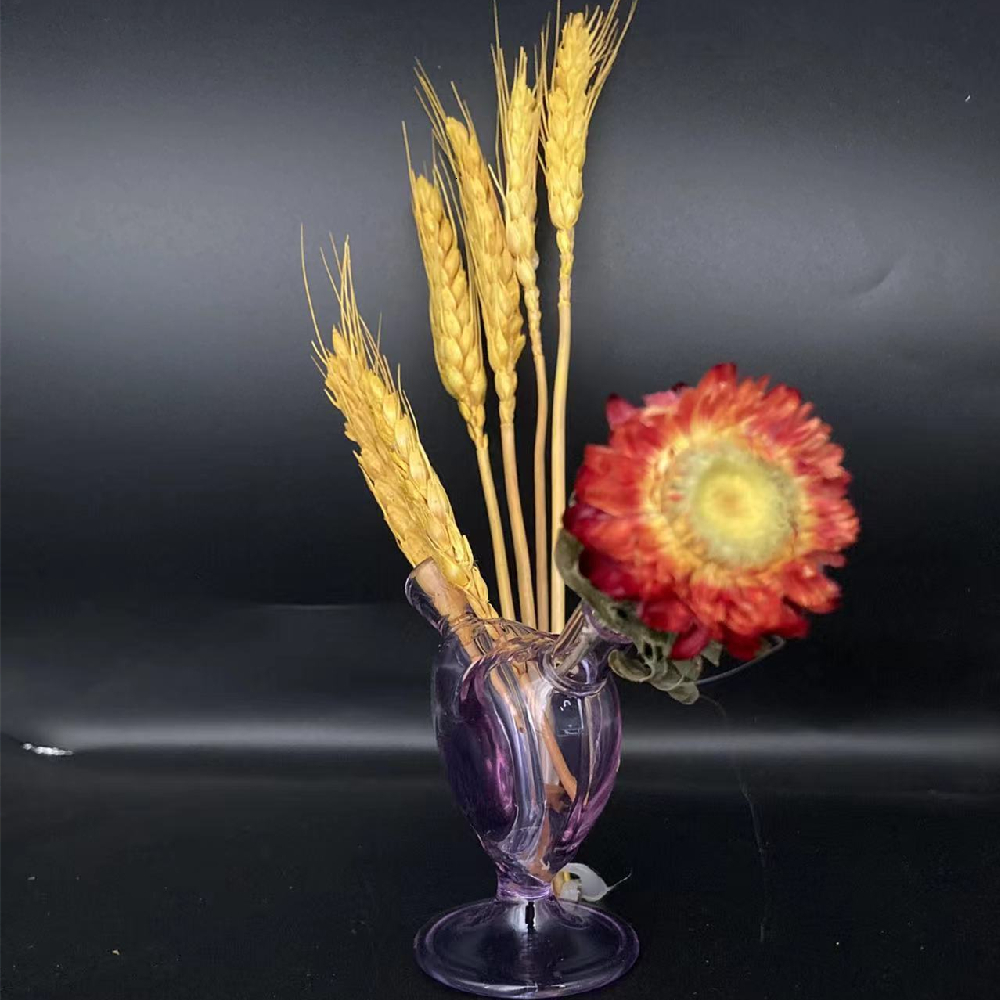 Vases Glass Heart Bottle Love Filter Gift Accessories Drop 230625