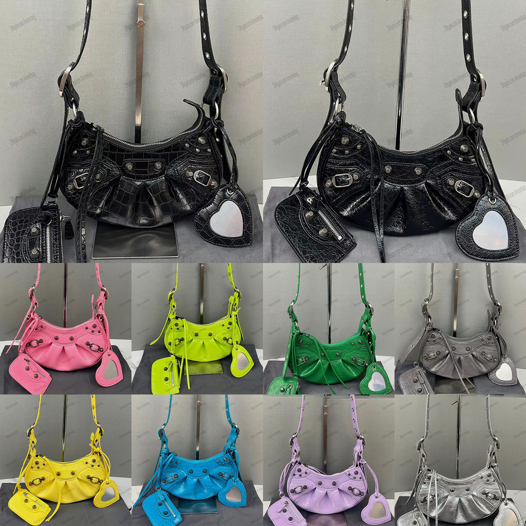 Desinger Leather Le Cagole Motorcycle Bag Women Pink Mini Small Crocodile Shoulder Bags Crossbody Chain and Leather strap Purse Womens Bags
Desinger Leather Le Cagole Motorcycle Bag Women Pink Mini Small Crocodile Shoulder Bags Crossbody Chain and Leather strap Purse Womens Bags