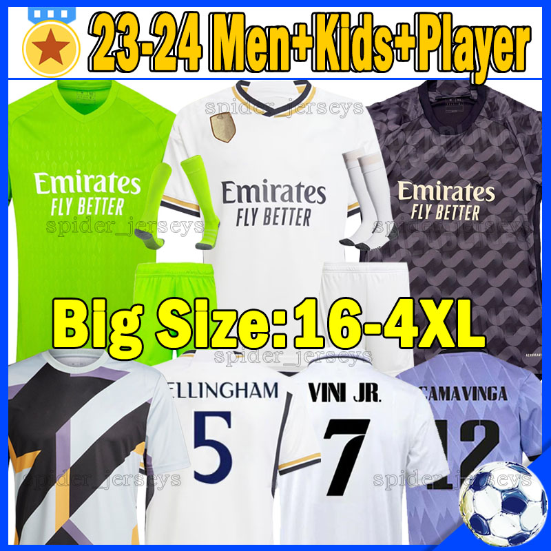 XXXL 4XL 2023 2024 VINI JR. Soccer Jerseys 22 23 ReAl MaDrIds MBAPPE BENZEMA MODRIC RODRYGO BRAHIM KROOS Fans Player Version Football Shirts Goalkeeper Men Kids kits, 23-24 home kits+socks
XXXL 4XL 2023 2024 VINI JR. Soccer Jerseys 22 23 ReAl MaDrIds MBAPPE BENZEMA MODRIC RODRYGO BRAHIM KROOS Fans Player Version Football Shirts Goalkeeper Men Kids kits, 23-24 home kits+socks