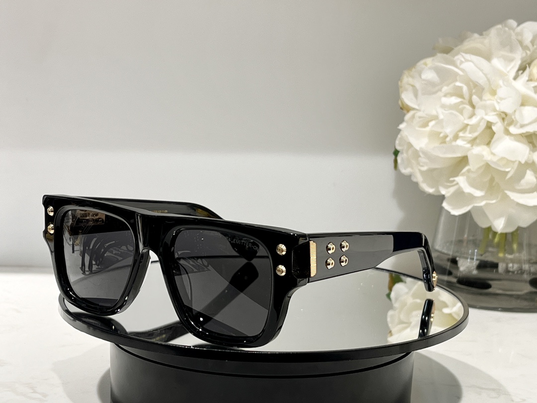 Men's DITA Sunglasses Designer DTS 418 Sunglasses for Men and Women Large Frame Thick Frame Punk Style Glasses