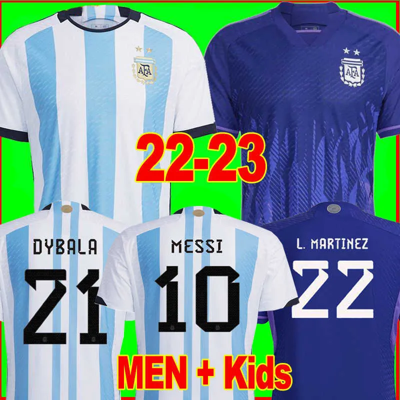 2022 World Cup Argentina soccer Jersey football shirt DYBALA AGUERO MARADONA DI MARIA MESSIs 22 23 Men Kids kit sets uniforms national team, 2022 home kids
2022 World Cup Argentina soccer Jersey football shirt DYBALA AGUERO MARADONA DI MARIA MESSIs 22 23 Men Kids kit sets uniforms national team, 2022 home kids