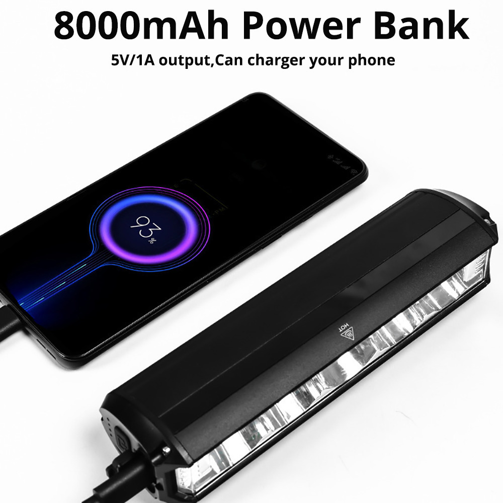 Bike Lights TRLIFE Bicycle Light Front 10000LM Waterproof 8000mah 5P90 Flashlight USB Charging MTB Road Cycling Lamp Accessories 230625