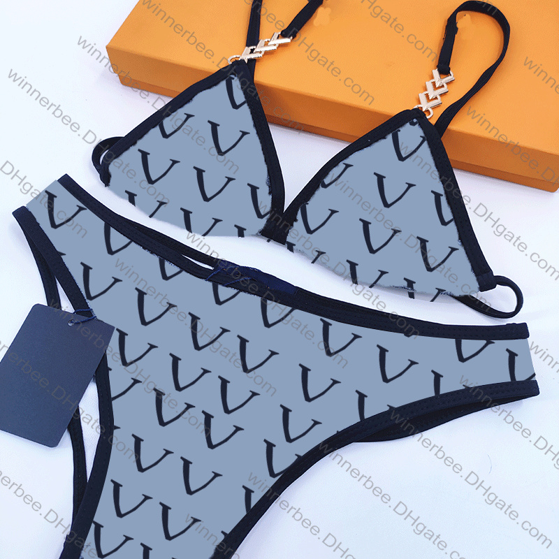 Womens Sexy Bikini Lingerie Summer Designer Swimwear Alphabet Jacquard Fashion Swimsuit Two Piece Swimwear High Quality, Gray
Womens Sexy Bikini Lingerie Summer Designer Swimwear Alphabet Jacquard Fashion Swimsuit Two Piece Swimwear High Quality, Gray