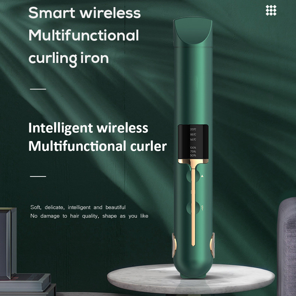 Hair Straighteners Cordless Mini Hair Straightener Curler Hair Fast Warm-up Thermal Hair Flat Iron Straightener Cordless Curler Home Hairdressing 2306