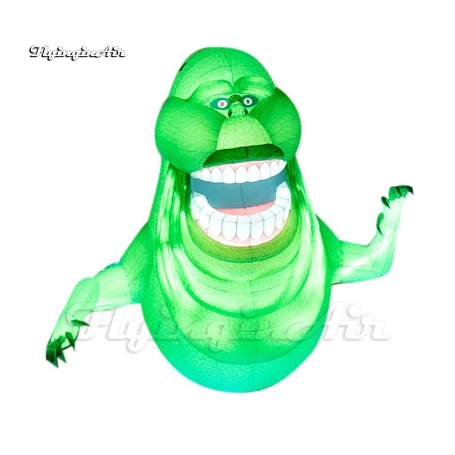 Wonderful Halloween Character Inflatable Slimer Ghostbusters Green Monster Airblown Ghost With Blower For Event Show