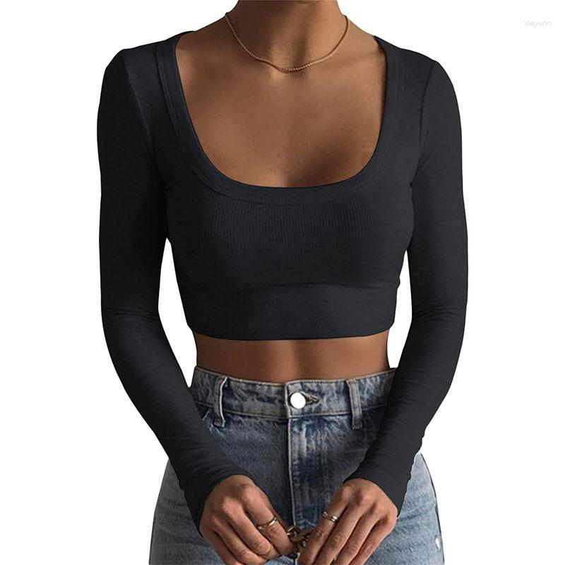 Women' T Shirts Women Short Shirt Long Sleeve Deep Round Neck Solid Color Knit Women' Crop Tops Street Casual Party Summer Y2k, Beige
Women' T Shirts Women Short Shirt Long Sleeve Deep Round Neck Solid Color Knit Women' Crop Tops Street Casual Party Summer Y2k, Beige