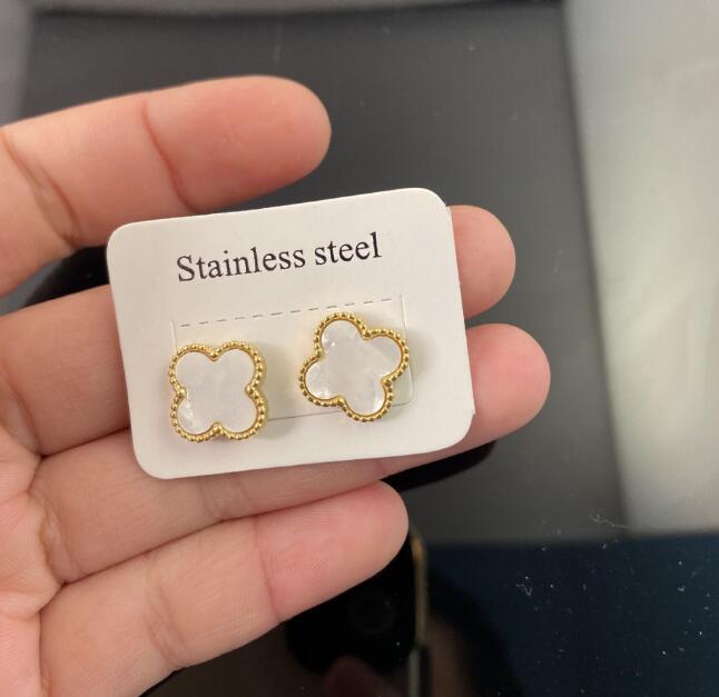 Designer Earrings Lucky Clover Studs Earrings Designer for Women Sense Lightweight Temperament All-match Fastness Earrings
Designer Earrings Lucky Clover Studs Earrings Designer for Women Sense Lightweight Temperament All-match Fastness Earrings