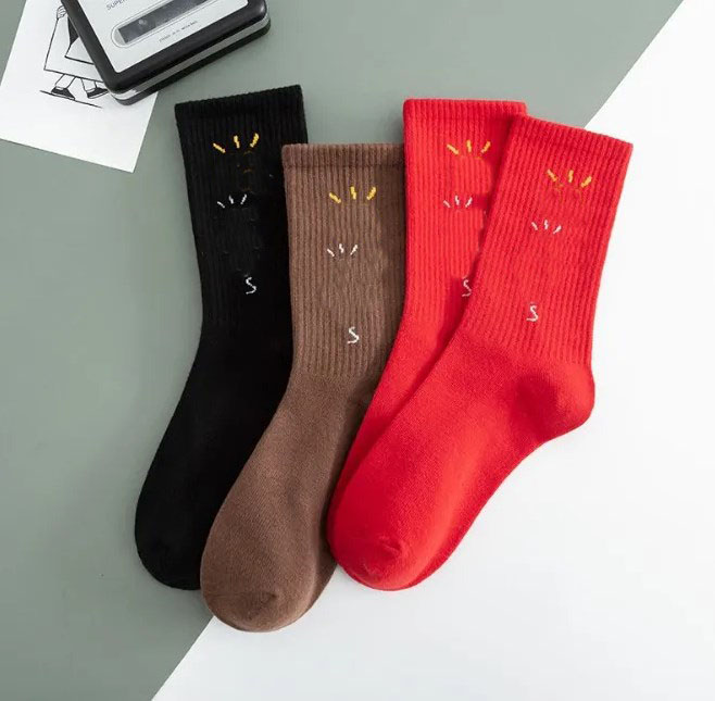 Mens Womens Socks 3 pairs Men Skateboard Hip Hop Harajuku Streetwear Crew Sock Cotton Free Dropshiping, Black
Mens Womens Socks 3 pairs Men Skateboard Hip Hop Harajuku Streetwear Crew Sock Cotton Free Dropshiping, Black